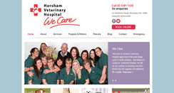Desktop Screenshot of horshamvethospital.com.au